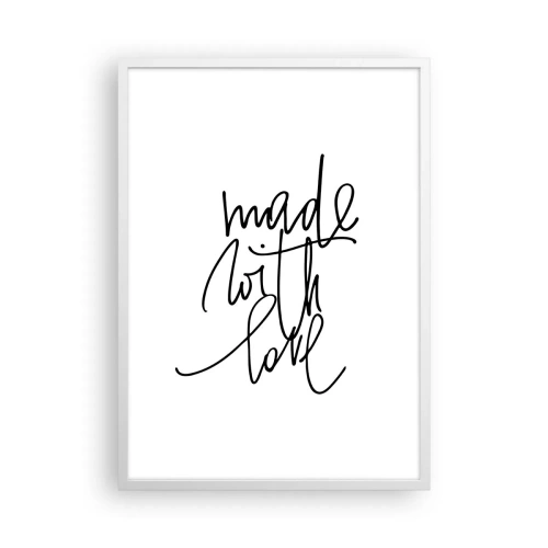 Plagát v bielom ráme - Najlepšia značka - 50x70 cm