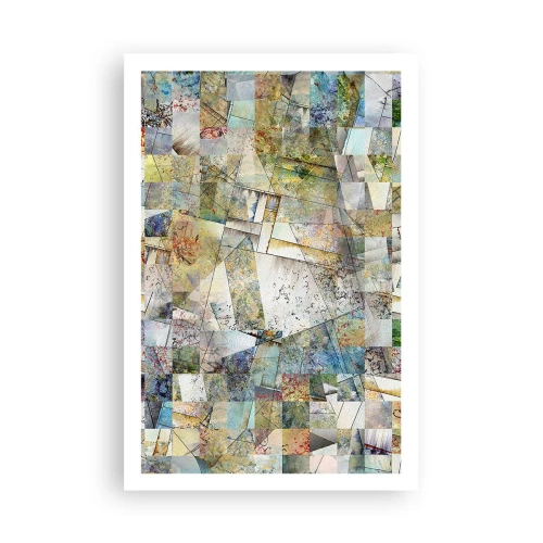 Plagát - Geometrické preskupenie - 61x91 cm