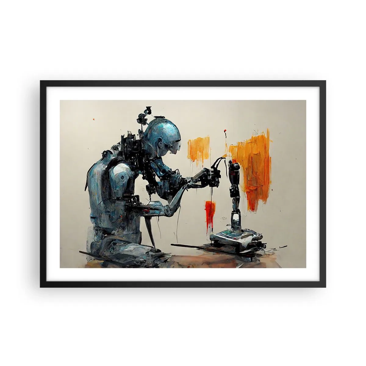 Plagát v čiernom ráme - Už zajtra… - 70x50 cm