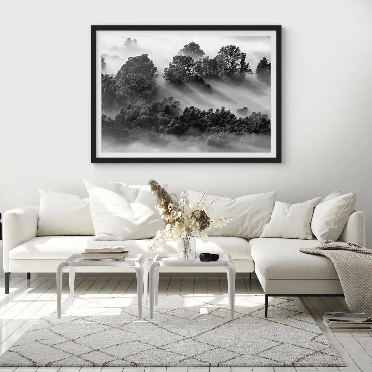 Plagát v čiernom ráme - Prebúdzanie zo spánku - 70x50 cm