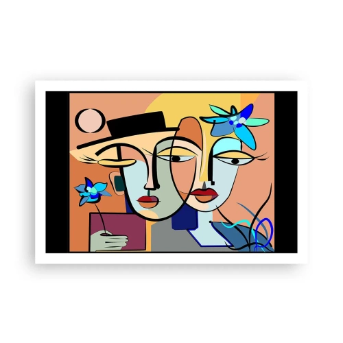 Plagát - Picassovo randez vous - 91x61 cm