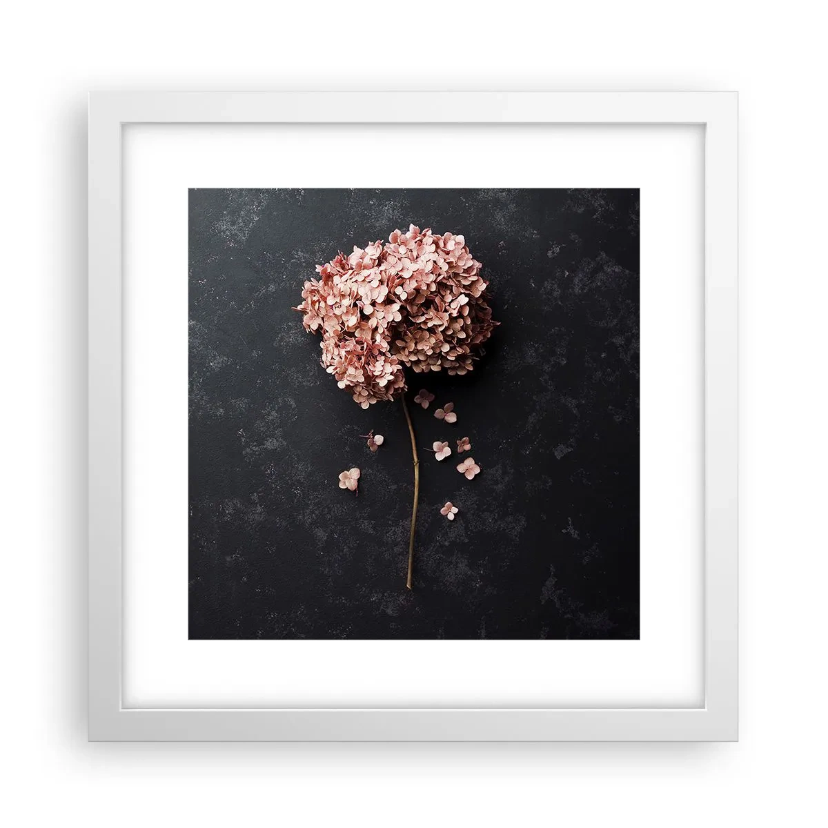 Plagát v bielom ráme - Skutočne romantické znamenie - 30x30 cm