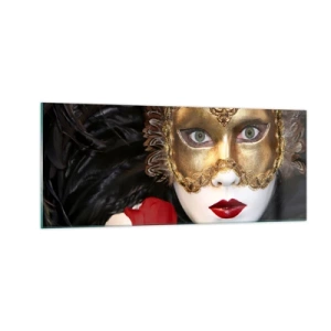 Obraz na skle - Pretože život je veľký bál - 100x40 cm