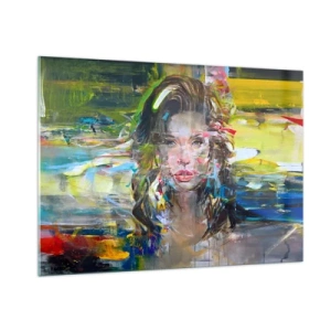 Obraz na skle - Za závojom vzduchu - 100x70 cm