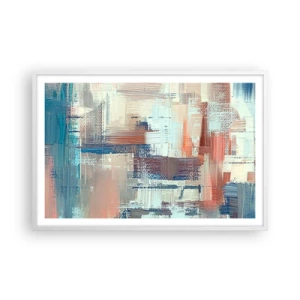 Plagát v bielom ráme - Dostať sa k svetlu - 91x61 cm