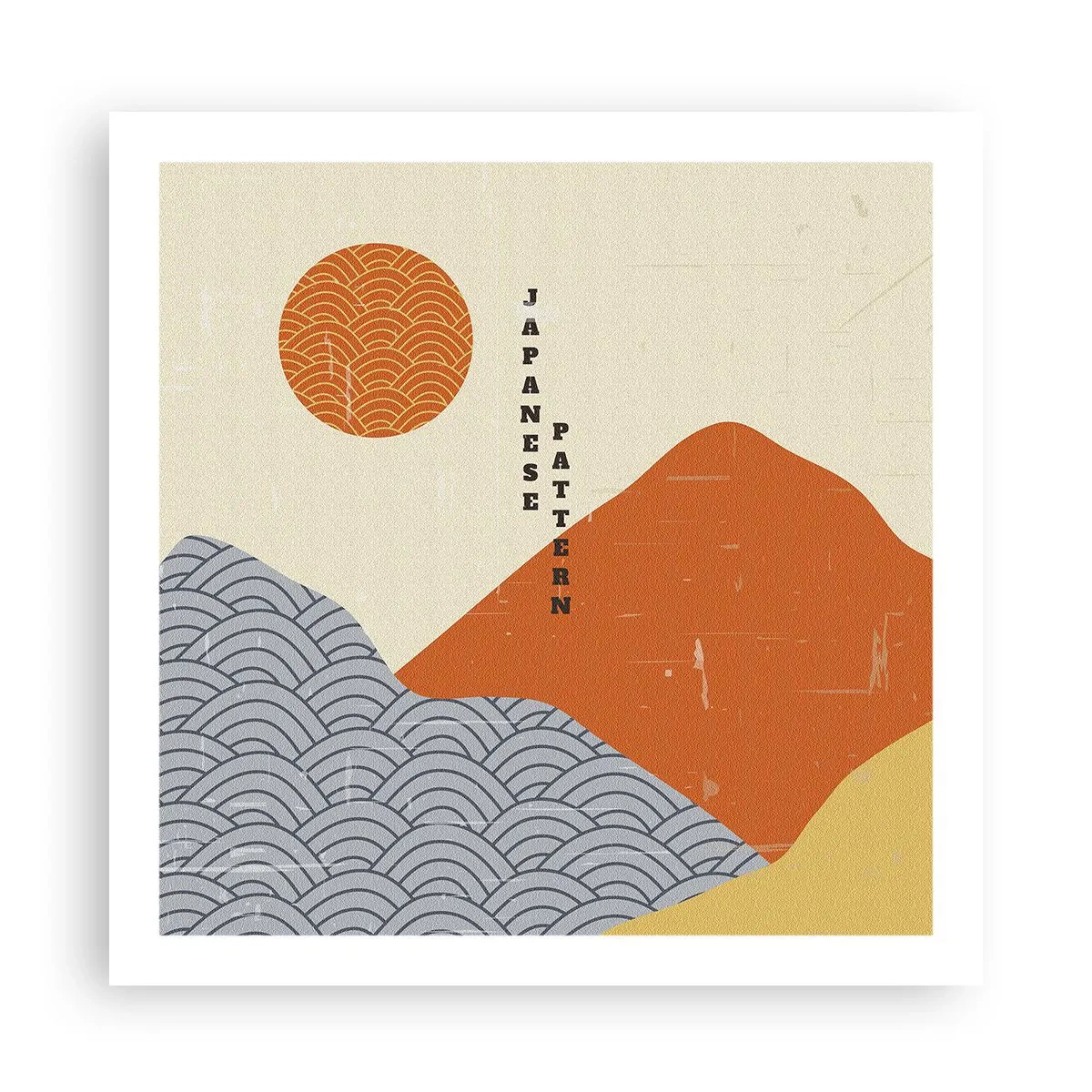 Plagát - V japonskom duchu - 60x60 cm