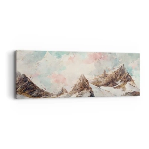 Obraz na plátne - Skalné čepele - 90x30 cm