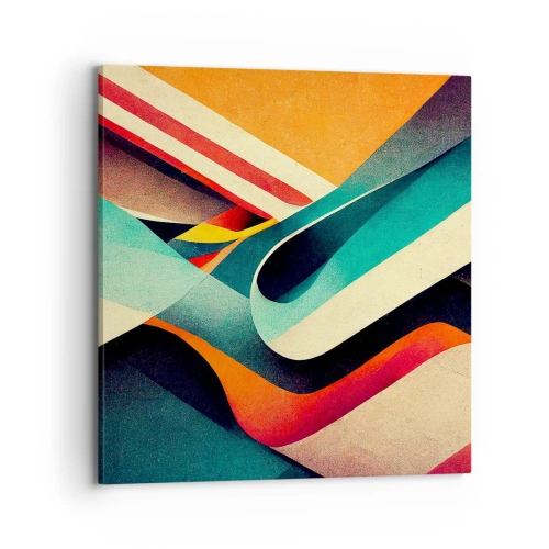 Obraz na plátne - Intenzívna kompozícia - 70x70 cm