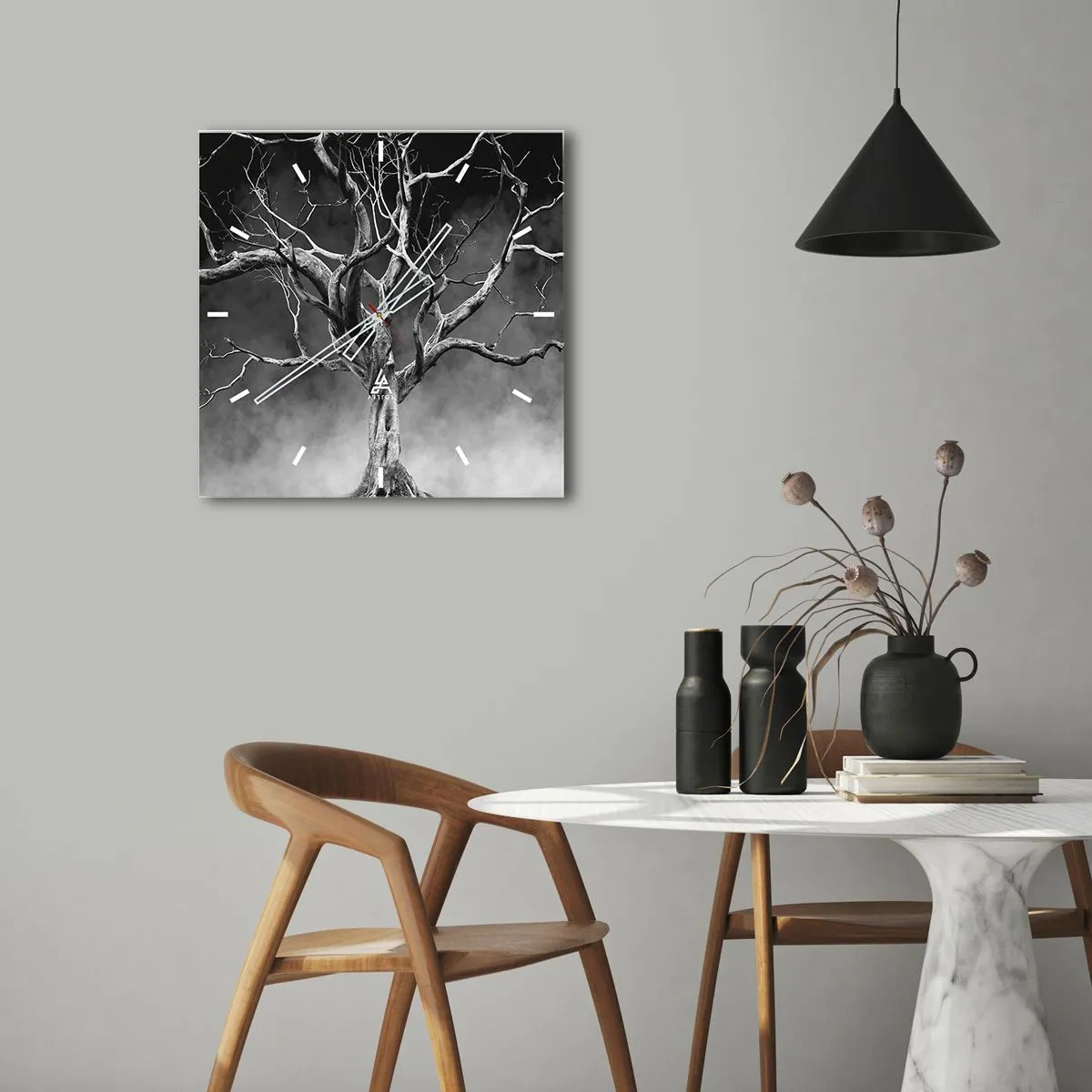 Nástenné hodiny - Pôvodné a sväté - 40x40 cm