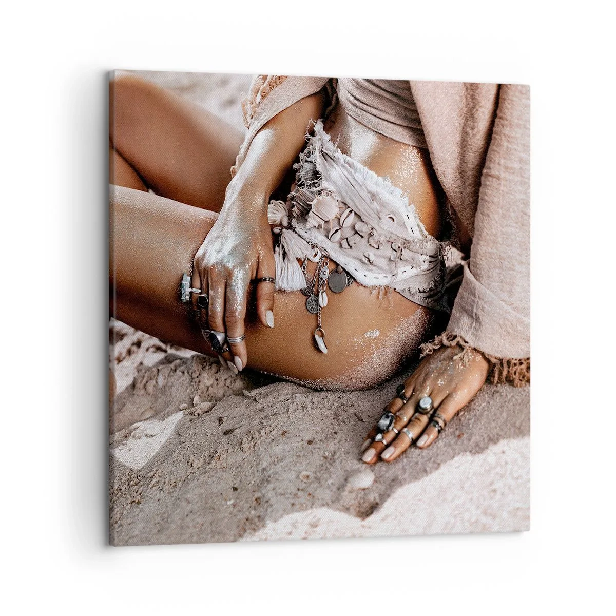 Obraz na plátne - Vyplavená na breh? - 50x50 cm