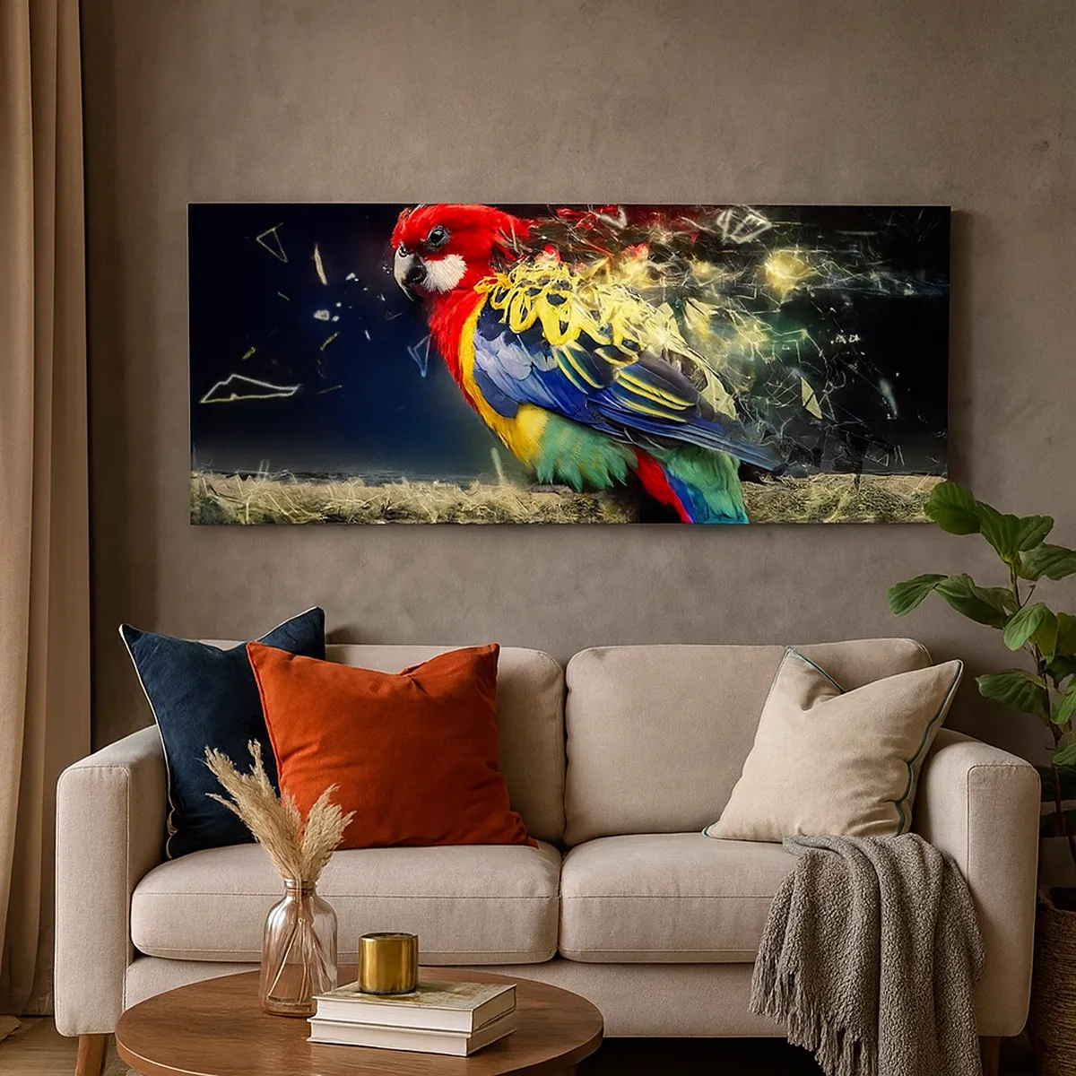 Obraz na plátne - Posol žiary - 30x30 cm