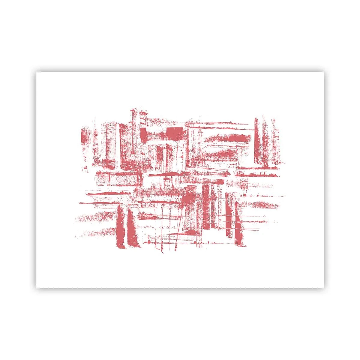 Plagát - Červené mesto - 40x30 cm