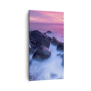 Obraz na plátne - Narodeniny v lesku a v hmle - 55x100 cm