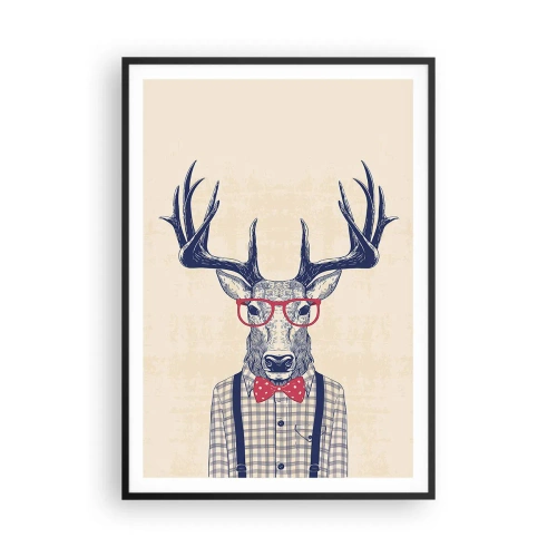 Plagát v čiernom ráme - Zábavná extravagancia - 70x100 cm