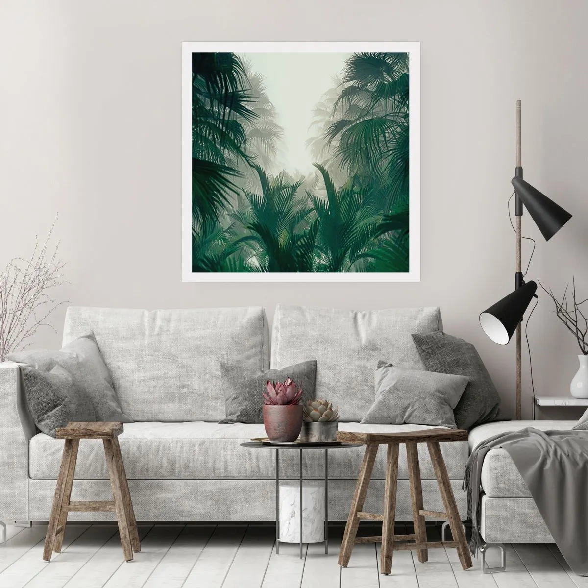 Plagát - Tropická záhada - 60x60 cm