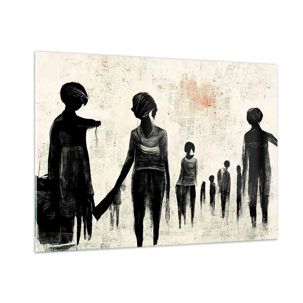 Obraz na skle - Proti samote - 100x70 cm