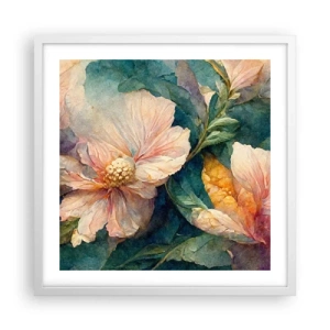 Plagát v bielom ráme - Číra subtílnosť - 50x50 cm