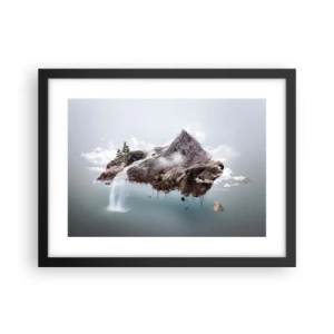 Plagát v čiernom ráme - Pohľad surrealistu - 40x30 cm