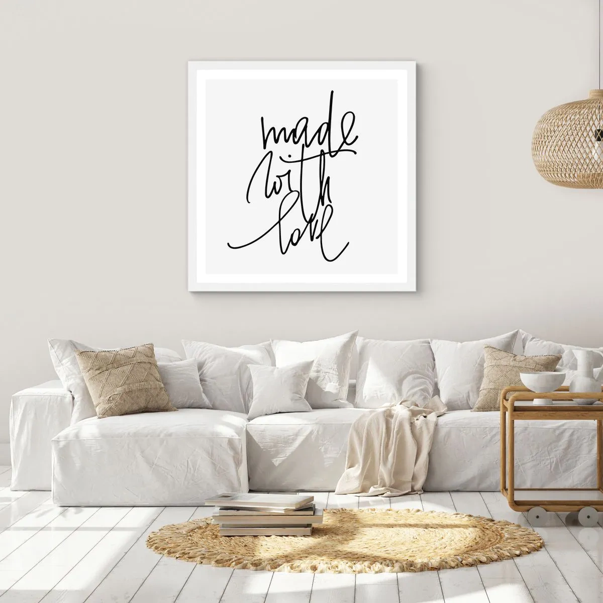 Plagát v bielom ráme - Najlepšia značka - 30x30 cm