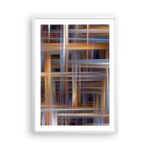 Plagát v bielom ráme - Utkané zo svetla - 50x70 cm