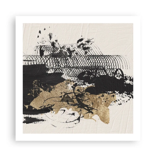 Plagát - Kompozícia s vášňou - 60x60 cm