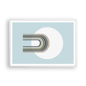 Plagát v bielom ráme - Neodolateľná príťažlivosť - 100x70 cm