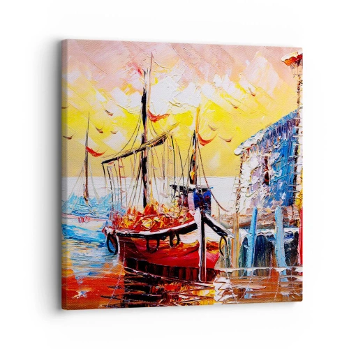 Obraz na plátne - Šťastný návrat - 30x30 cm