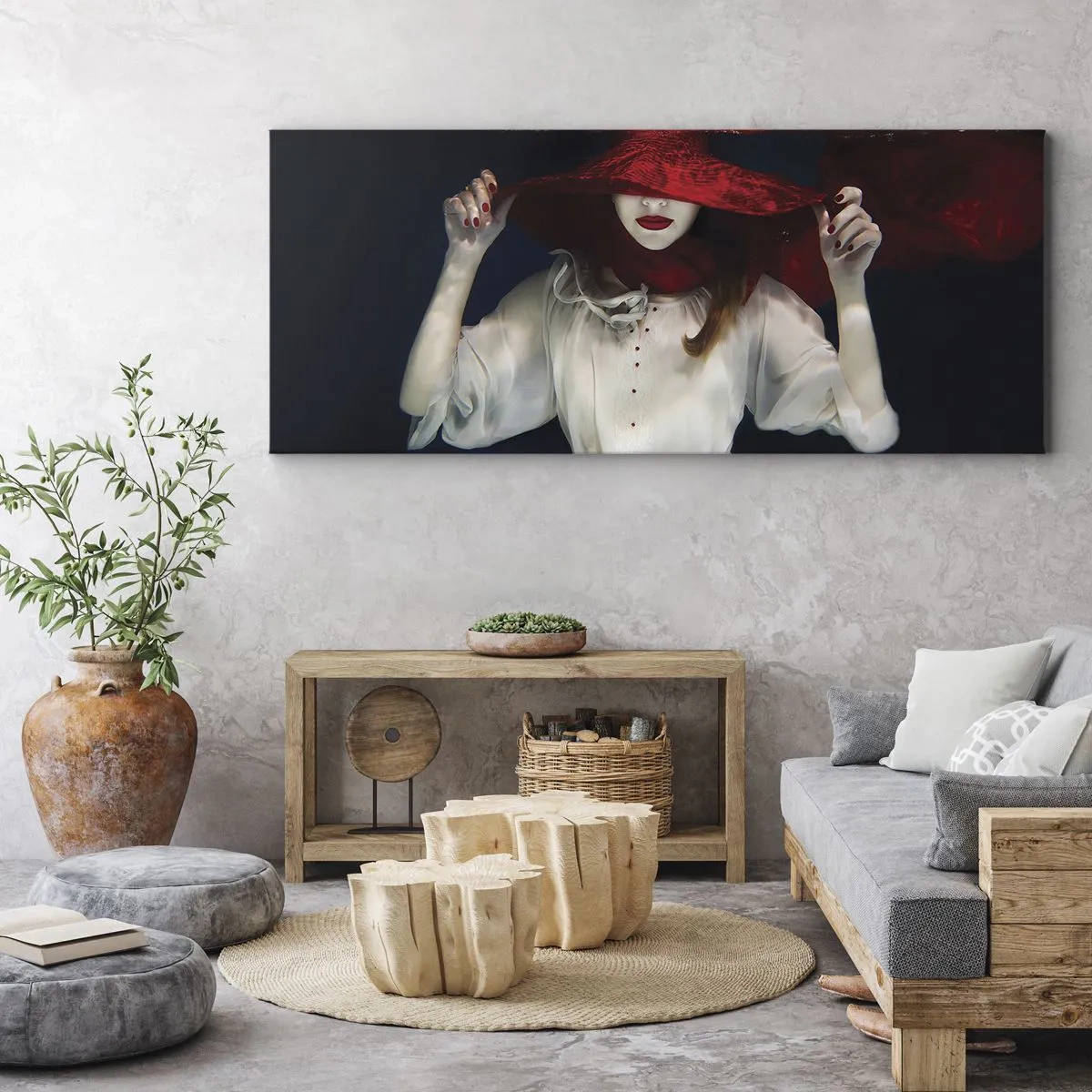 Obraz na plátne - Divoženka - 100x40 cm