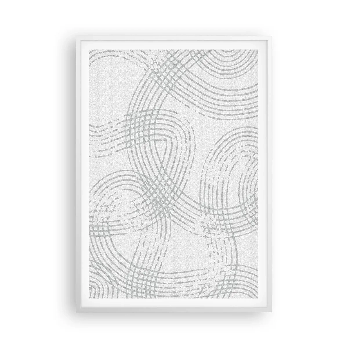 Plagát v bielom ráme - Jednoduché východisko neexistuje - 70x100 cm