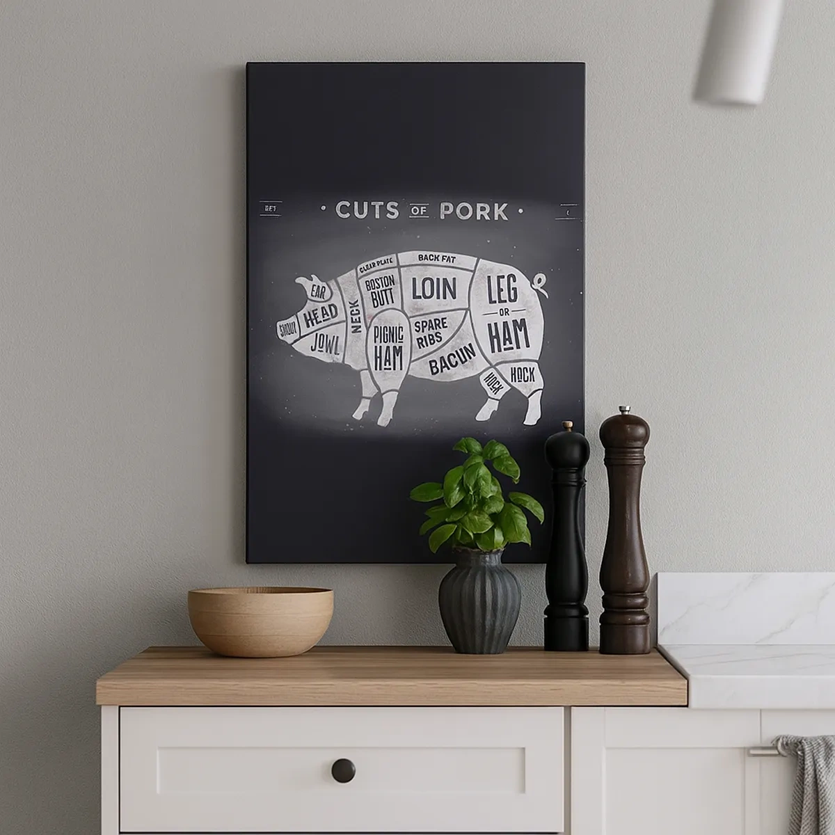 Obraz na plátne - Šlabikár mäsiara - 50x70 cm