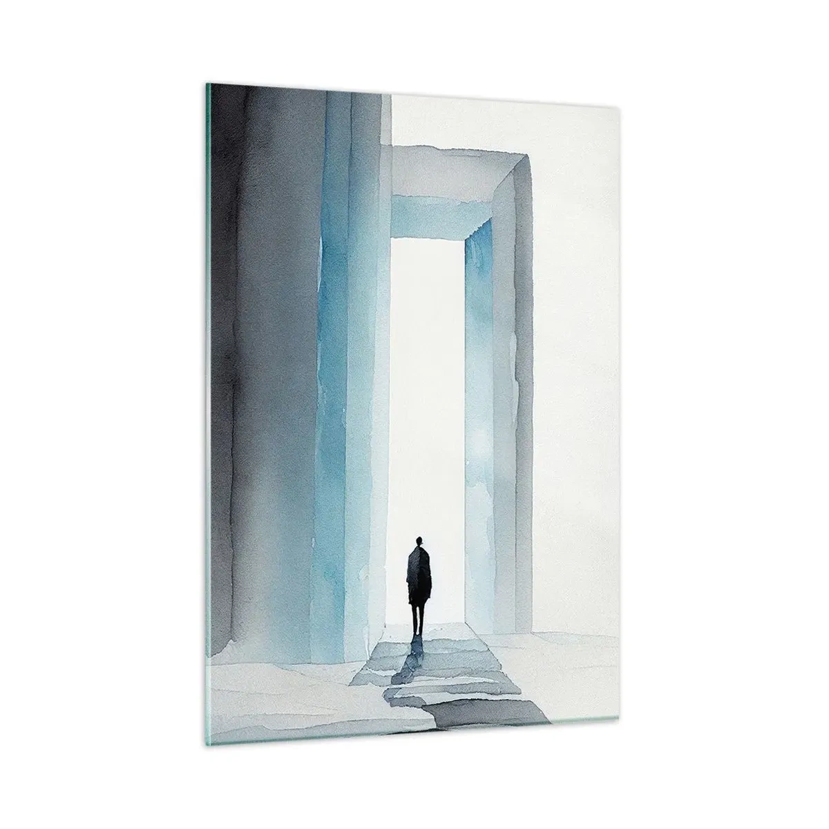 Obraz na skle - Ži bez obmedzenia - 50x70 cm