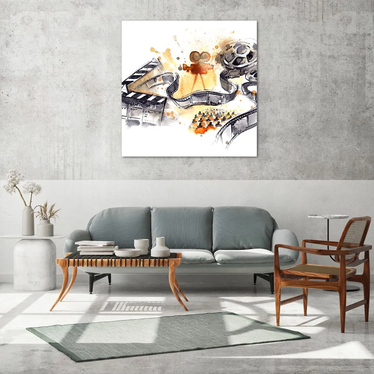 Obraz na skle - V krajine snov - 40x40 cm