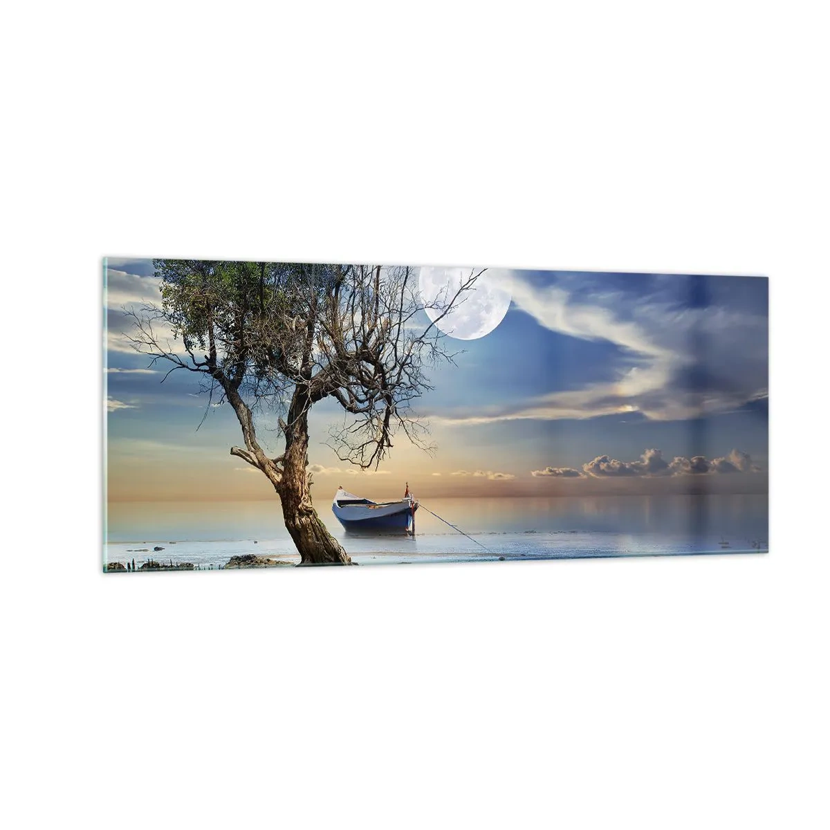 Obraz na skle - Je to koniec alebo začiatok? - 100x40 cm