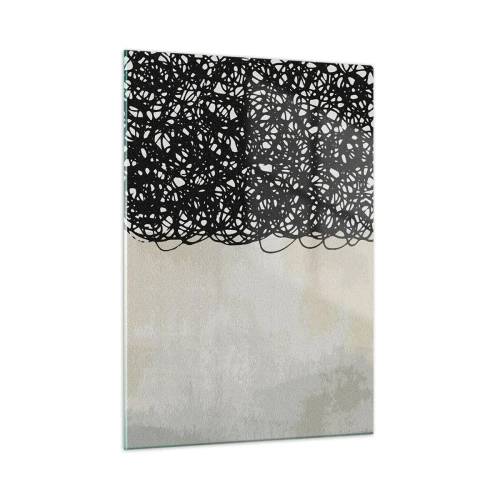 Obraz na skle - Víriace abstrakcie - 50x70 cm