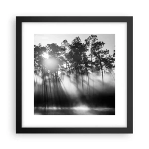 Plagát v čiernom ráme - Nezastaviteľné slnko - 30x30 cm