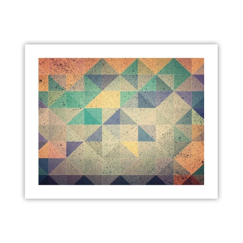 Plagát - Republika trojuholníkov - 50x40 cm