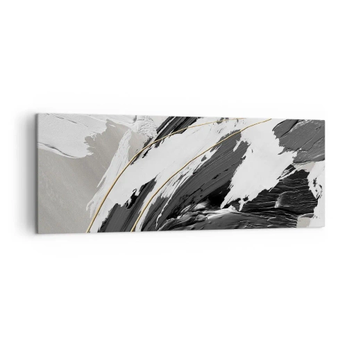 Obraz na plátne - Veľkorysá abstrakcia - 140x50 cm