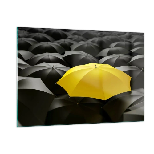 Obraz na skle - Zbohom smútku - 120x80 cm