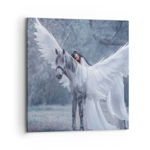 Obraz na plátne - Nadšený okamih - 70x70 cm