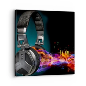 Obraz na plátne - V ohni hudby - 30x30 cm