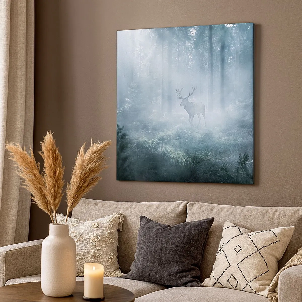 Obraz na plátne - Ranná obchôdzka sídliska - 30x30 cm