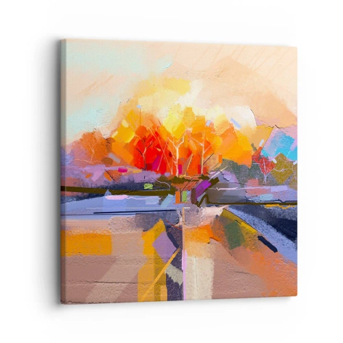 Obraz na plátne - A bola jeseň - 30x30 cm