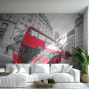 Fototapeta na mieru Premium Sand - Londýn tradične - by bus - Mesto, Londýn, Červený autobus