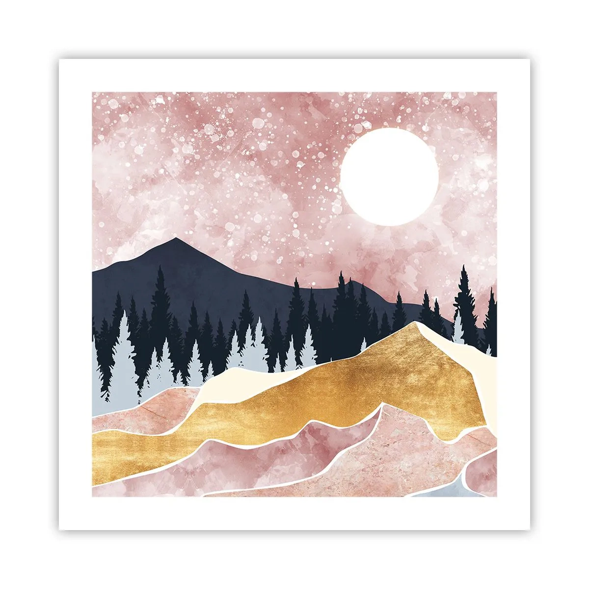 Plagát - Nočná hliadka - 50x50 cm