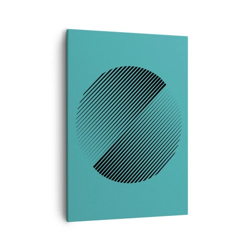 Obraz na plátne - Kruh – geometrická variácia - 50x70 cm