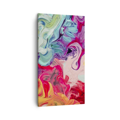 Obraz na plátne - Zrodenie farieb - 45x80 cm