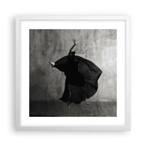 Plagát v bielom ráme - Plné vášne - 40x40 cm