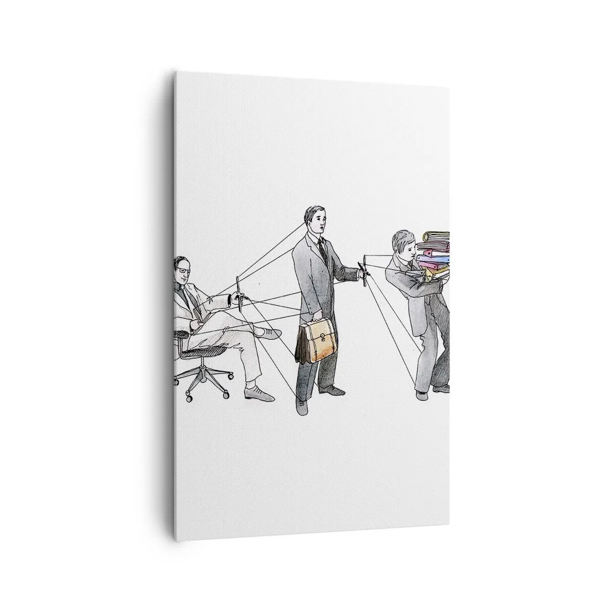 Obraz na plátne - Každý má svojho pána - 80x120 cm