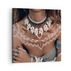 Obraz na plátne - Talizmany, rituály ženskosti - 60x60 cm