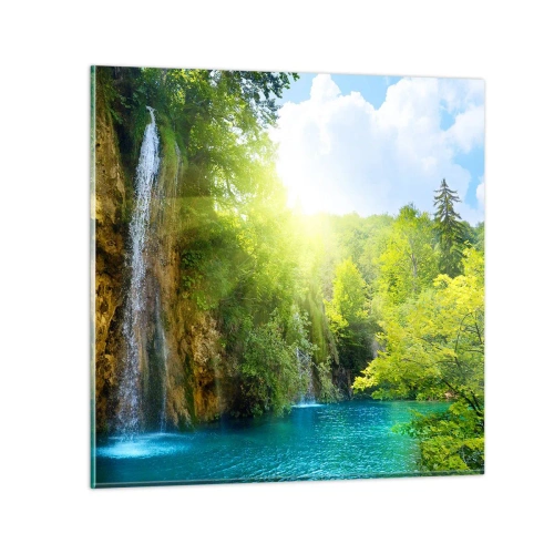 Obraz na skle - To musí byť Eden - 30x30 cm